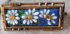 BROCHE ANCIENNE EMAUX DE