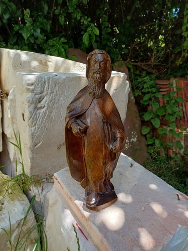 Saint paul bois sculpté - sculpté, xvi