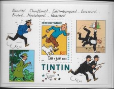 2000 bloc feuillet fête du timbre tintin   N° 28 NEUF **
