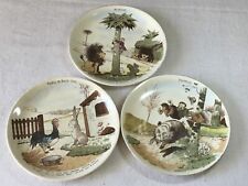 Assiettes anciennes Sarreguemines Benjamin Rabier