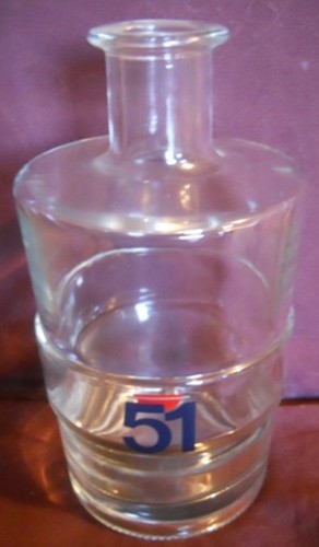 Carafe ronde verre pastis - verre,