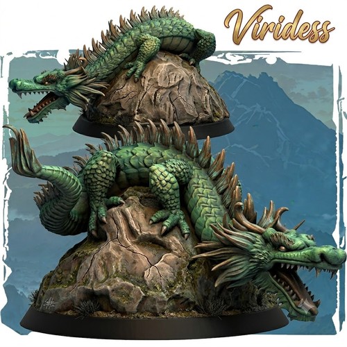 Viridess miniature dragon - viridess,
