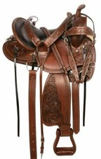 Selle Western Horse en cuir de