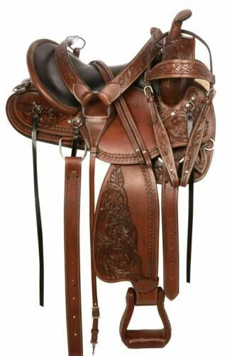 Selle cuir western - cuir, de