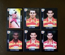 Lot 6 Images Panini RC LENS 2008