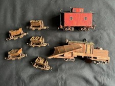 LOT WAGONS TRAIN HO  MODELISME