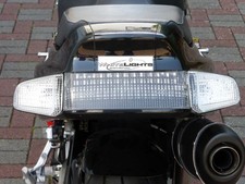 Blanc Clair LED Arrière Clignotant Honda VFR 750 RC36 1990-1997 Clear Signal