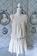  Robe Tunique Scarlet Roos ivoire/écru Taille 2 Neuve