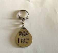 Ancien porte clefs ORTF - France Inter  1829 m- maison de la radio-Keychain-1