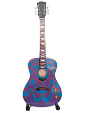 Guitare miniature acoustique Gibson psychédélic John Lennon Beatles