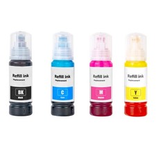 4 Bouteilles d'encre (Set) 70ml pour Epson EcoTank ET-2871, ET-2870, ET-2865