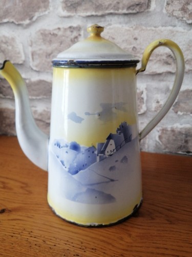 Cafetiere emaillee ancienne - emaillee,