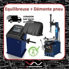 Pack Démonte Pneu Semi-Automatique + Équilibreuse 10-24” – Pro, 220V, Accessoire