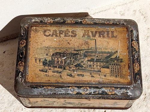 Ancienne boite tôle litho - boite,