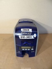 Datacard SD260 Color ID Card Printer PX10 LAN USB - 1848 CARDS - ERROR / NO PSU