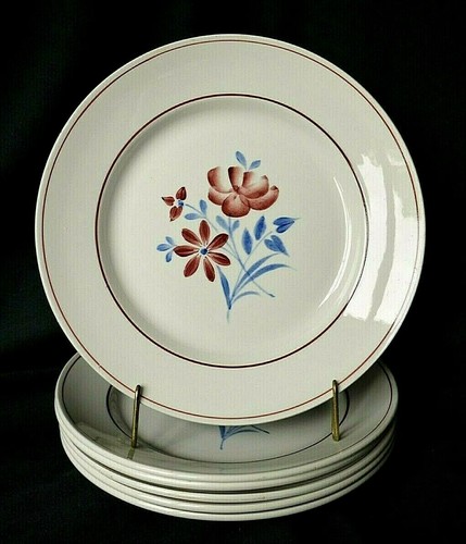 Assiettes plates faïence - plates, en