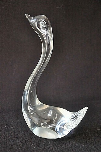 Figurine cygne cristal - figurine,