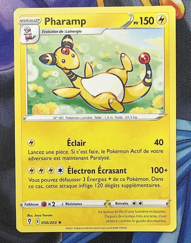 Carte pokémon pharamp 056 - pharamp, 056/203
