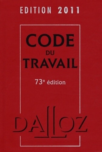 Code travail 2011 - code,