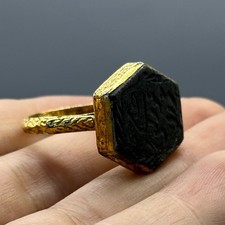 BELLE BAGUE PLAQUÉE OR EN