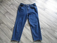 Jean bleu foncé taille haute