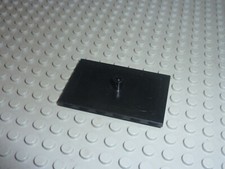 LEGO Black Train Bogie Plate Tile Modified 6x4 5mm Pin Ref 4025 Set 4559 4555 