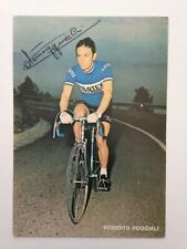 CARTE PHOTO EQUIPE FILOTEX - SIGNE ROBERTO POGGIALI