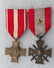 LOT 2 MEDAILLES : TOE theatres opérations exterieurs + VM valeur militaire ..