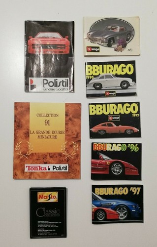 Lot catalogues burago - 8,