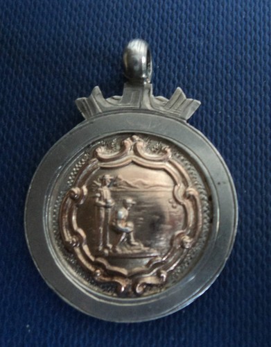Argent fob médaille - argent, or