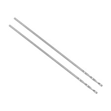 0.55mm Solide Carbure Foret Droit Tige pour Alliage Acier, Trempé à 50 HRC 2 Pcs