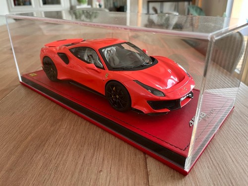 Ferrari 488 pista pink 1 - pink, 1/18