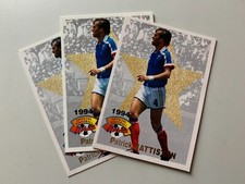 LOT 3 CARTES FOOTBALL PANINI - 1994 - EQUIPE DE FRANCE - PATRICK BATTISTON