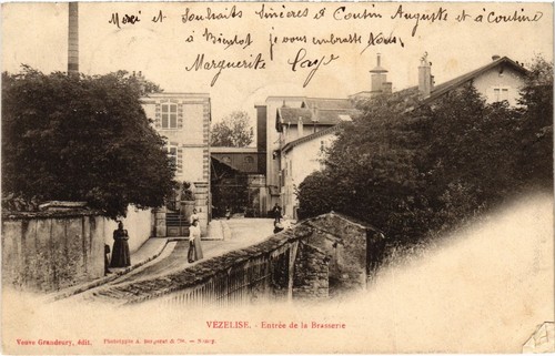 Cpa vezelise entree - entree, la