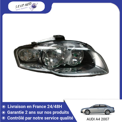Phare droit audi a4 - phare,