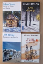 KEROUAC,  Sylvain TESSON,  Nicolas BOUVIER  lot de 4 livres