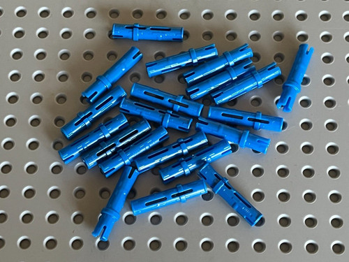 Lego technic blue pin ref - blue,