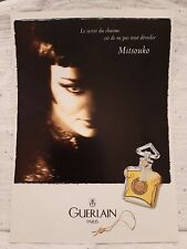 Publicité papier Parfum. Perfume Ad Guerlain Mitsouko de 1998