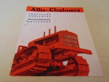 Prospectus brochure Tracteur  ALLIS CHALMERS KO M EO U  moissonneuse  AC