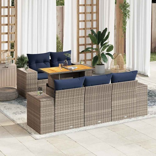 Salon jardin avec coussins - de,