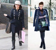 ZARA MILITARY COAT GOLD