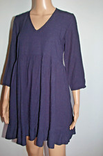 Robe courte manches 3/4 bleu marine marque Yessica chez C&A taille 36