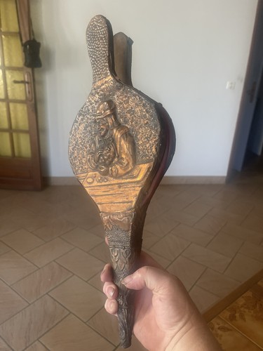 Ancien soufflet cheminée - ancien,