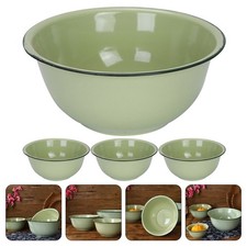  4 Pcs Bol En Émail Rétro