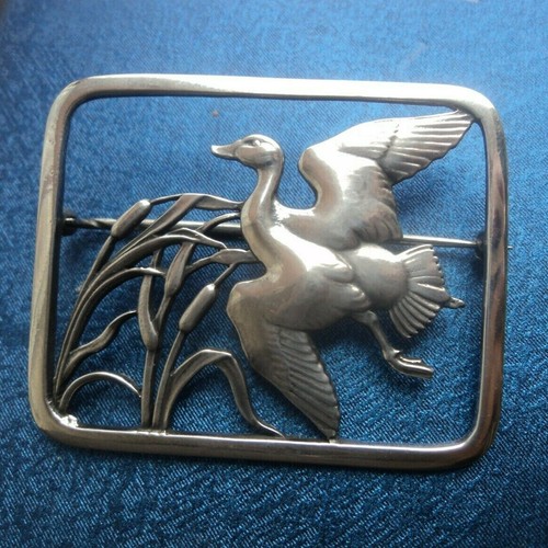 Broche argent danois - en, georg