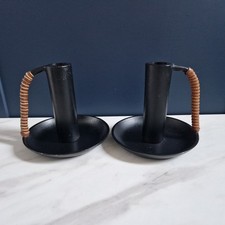 Paire De Bougeoirs Rat De Cave