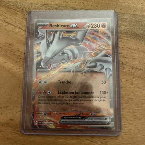 Carte pokémon reshiram - pokémon, ex