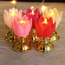 Lampe Lotus Vibrante avec Base