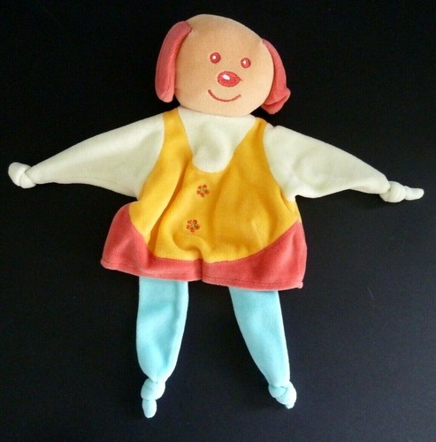 Doudou plat nounours chien - z9-,