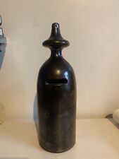 Roland ZOBEL, Les Cyclades, Anduze , Gard. TIRELIRE CÉRAMIQUE ÉMAILLÉE, H 30cm